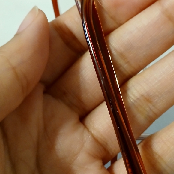 Women's Brown/Clear Square Shaped Eyeglasses Frames 50-16-135 mm - Picture 6 of 8